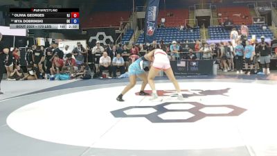 170 lbs Cons. Quarters - Olivia Georges, New Jersey vs Mya Dobrinski, Oklahoma