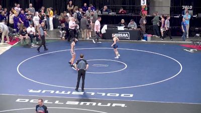 115 lbs Champ. Round 1 - Gabrielle Nelson, St. Thomas More vs Sydney Johnson, Bon Homme/Scotland/Avon