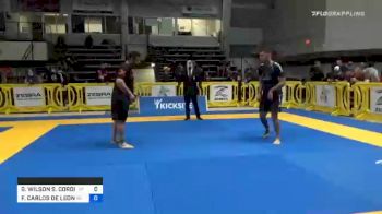 GUILHERME WILSON S. CORDIVIOLA vs FRANCISCO CARLOS DE LEON 2020 American National IBJJF Jiu-Jitsu Championship