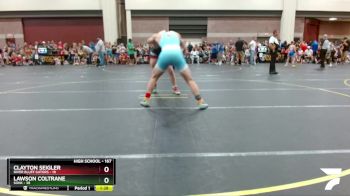 167 lbs Champ. Round 1 - Lawson Coltrane, SOHK vs Clayton Seigler, River Bluff Gators