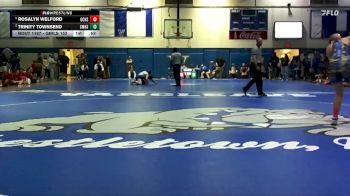 Girls 152 lbs Cons. Semi - Trinity Townsend, St. Martin High School Girls vs Rosalyn Welford, George County High School