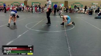 88 lbs Finals (2 Team) - Nic Loch, Lions Den vs Luca Seramone, Warhawks