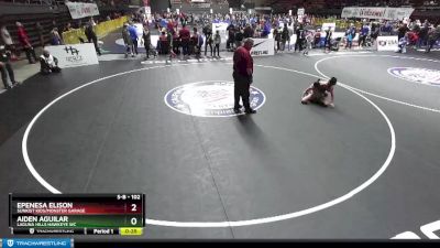 102 lbs Champ. Round 1 - Epenesa Elison, Sunkist Kids/Monster Garage vs Aiden Aguilar, Laguna Hills Hawkeye WC