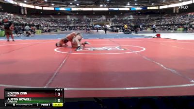 150 lbs Cons. Round 4 - Kolton Zinn, Douglas vs Austin Howell, Lakeland