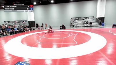 126 lbs Tyler Herring, Georgia vs Josiah Sims, Ohio Gray