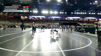 106 lbs Quarterfinal - Clayton Newton, Camden County vs Chase Wolgamuth, Hagerty