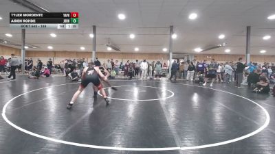 189 lbs Semifinal - Tyler Mordente, Yaphank vs Aiden Rohde, Johnson City