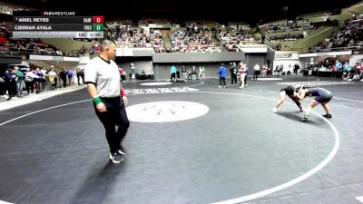 110 lbs Round Of 16 - Ariel Reyes, Hanford vs Cierrah Ayala, Fresno