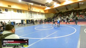 120 lbs Quarterfinal - Jesse Granger, Coconino vs Wildron Humehoynewa, Hopi