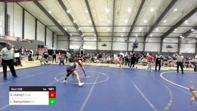 136 lbs Rr Rnd 3 - Aurora Hiebert, Thunder Mountain WC vs Leilani Nanquilada, Mat Demon WC