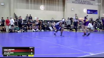 125 lbs Semifinal - Gylon Sims, The Citadel vs Colt Brown, Montevallo