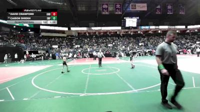 74 lbs Quarterfinal - Caison Shiekh, EMPA vs David Crawford, OHW1