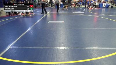 78 lbs Consy 1 - Kris McFadden, Steel Valley Renegades vs Ryan Mann, Lake Catholic W.C.