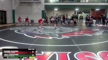 126 lbs Cons. Round 3 - Nick Schmucker, Roanoke Catholic vs Damien Quesnel, The Heights School