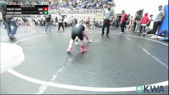 66 lbs Quarterfinal - Finley Cook, D3 Wrestling Cluib vs Owen Green, Perry Wrestling Academy