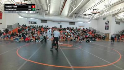 157 lbs 1st Place Match - Gabe Grant, Cody vs Huntly Harp, Huntley Project (Worden)