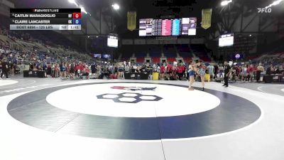 125 lbs Cons. Sub-semis - Caitlin Maragioglio, NY vs Claire Lancaster, OK