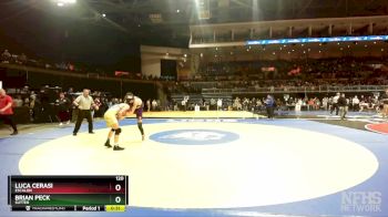 120 lbs Cons. Round 4 - Luca Cerasi, Escalon vs Brian Peck, Sutter