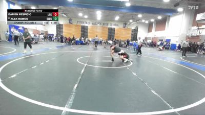 120 lbs Champ. Round 2 - Alex Ramos, Clovis West vs Darien Respicio, Lincoln (Stockton)