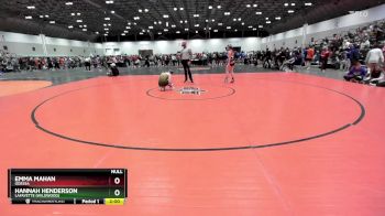 125 lbs Quarterfinal - Emma Mahan, Odessa vs Hannah Henderson, Lafayette (Wildwood)