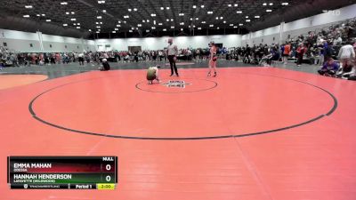 125 lbs Quarterfinal - Emma Mahan, Odessa vs Hannah Henderson, Lafayette (Wildwood)