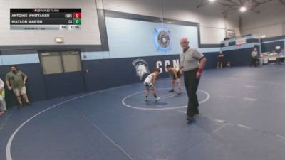 80 lbs Quarterfinal - Antoine Whittaker, FL Scorpions Wrestling Club vs Waylon Martin, Camden Outsiders