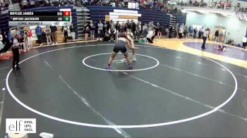 135 lbs. Cons. Round 5 - Brylee James, Nixa vs Bryah Jackson, Little Rock Central