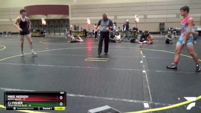 167 lbs Finals (8 Team) - Mike Neidigh, Death Squad vs CJ Fisher, Team Gotcha Blue