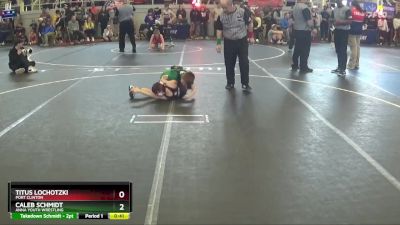 60 lbs Cons. Round 2 - Titus Lochotzki, Port Clinton vs Caleb Schmidt, Anna Youth Wrestling