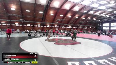 165 lbs Cons. Round 2 - Jason Downer, Brockport vs Kevin Regan, Brockport