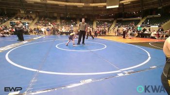 49 lbs Quarterfinal - Geronimo Tecumseh II, Mojo Grappling Academy vs Kane Leyba, Team Tulsa Wrestling Club