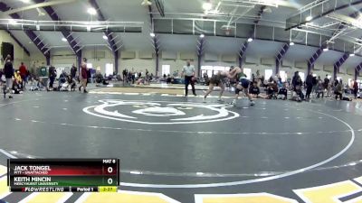 165 lbs Cons. Round 2 - Jack Tongel, Pitt - Unattached vs Keith Mincin, Mercyhurst University