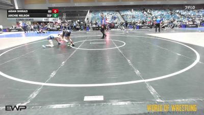 92 lbs Consolation - Aidan Shirazi, New England Gold vs Archie Nelson, Trophy Hunters Wrestling Club