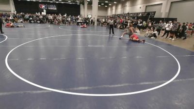 215 lbs Cons. Semis - Samuel Swais, New Wave Wrestling Club vs Akeem Mitchell, Volcano Vista High School Wrestling