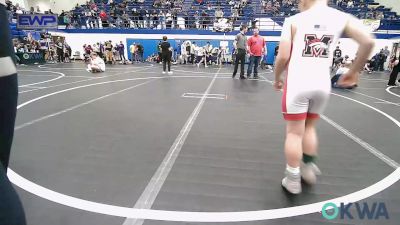 Quarterfinal - Tobias Roundtree, ARDMORE TAKEDOWN CLUB vs Clay Blankenship, Mustang Bronco Wrestling Club