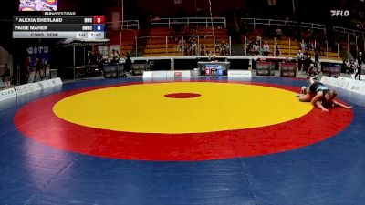 76kg Cons. Semi - Alexia Sherland, Montreal Wrestling Club vs Paige Maher, Burnaby Mountain Wrestling Club