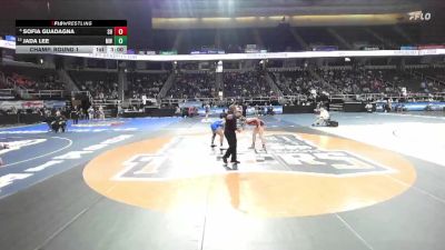 132 lbs Champ. Round 1 - Jada Lee, Monroe Woodbury-9 vs Sofia Guadagna, Sweet Home-6