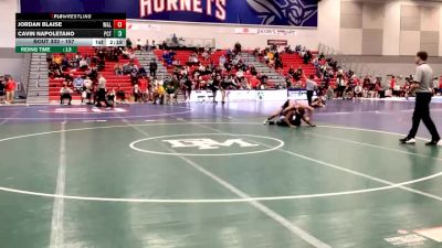 157 lbs Cons. Round 4 - Jordan Blaise, Washington & Lee vs Cavin Napoletano, Pennsylvania College Of Technology