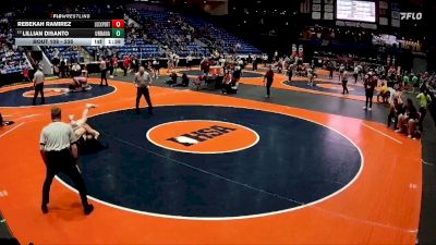 235 lbs Champ. Round 1 - Lillian Disanto, Urbana (H.S.) vs Rebekah Ramirez, Lockport (Twp.)