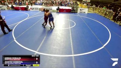 125 lbs Quarterfinal - Alonzo Cardona, California vs Cuauhtemoc Cervantes, South San Francisco Gator Wrestling