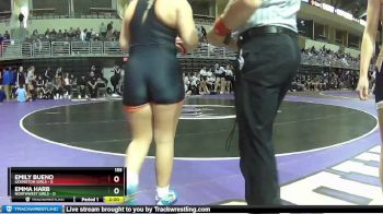 155 lbs Round 7 (8 Team) - Brynn Kaiser, Lexington Girls vs Emma Harb, Northwest Girls