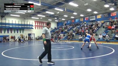 JV-27 lbs Round 3 - Connor Finnegan, Williamsburg vs Marcus English, Clear Creek-Amana