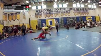 132 lbs Round 3 (8 Team) - Owen Crawley, Oviedo WC vs JoJo McPherson, Claw WC