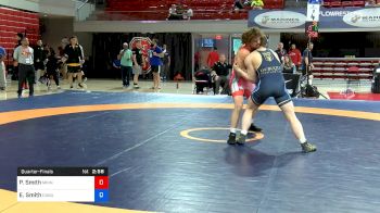 77 lbs Quarterfinal - Patrick Smith, Minnesota Regional Training Center vs Eddie Smith, Dubuque Wrestling Club