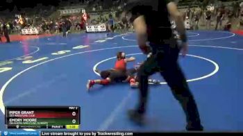 52 lbs 3rd Place Match - Emory Moore, Oklahoma Wrestling Academy vs Piper Grant, SEO Wrestling Club