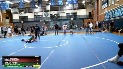 64-67 lbs Round 3 - Liam Apodaca, Empire Battle School vs Dylan Jones, Talons Wrestling Club