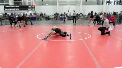 112 lbs Consi Of 16 #2 - Cameron Parent, Tewksbury vs Mason Sampson, Iron Faith WC