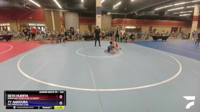 132 lbs Cons. Round 2 - Seth Huerta, Boneyard Wrestling Academy vs Ty Annoura, Vici Wrestling Club