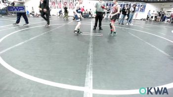 70 lbs Consi Of 4 - Iker Cole, Weatherford Youth Wrestling vs Easton Long, Unattached