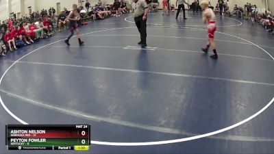 95 lbs Round 3 (6 Team) - Ashton Nelson, Nebraska Red vs Peyton Fowler, Kentucky